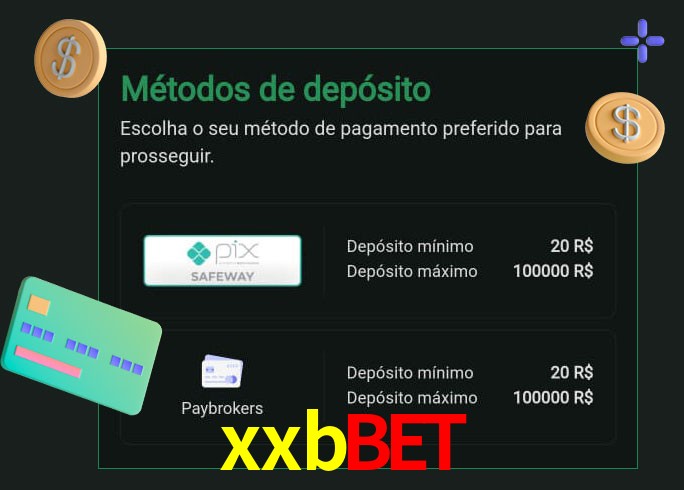 O cassino xxbbet oferece uma grande variedade de métodos de pagamento