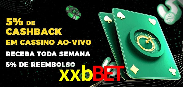 Promoções do cassino ao Vivo xxbbet